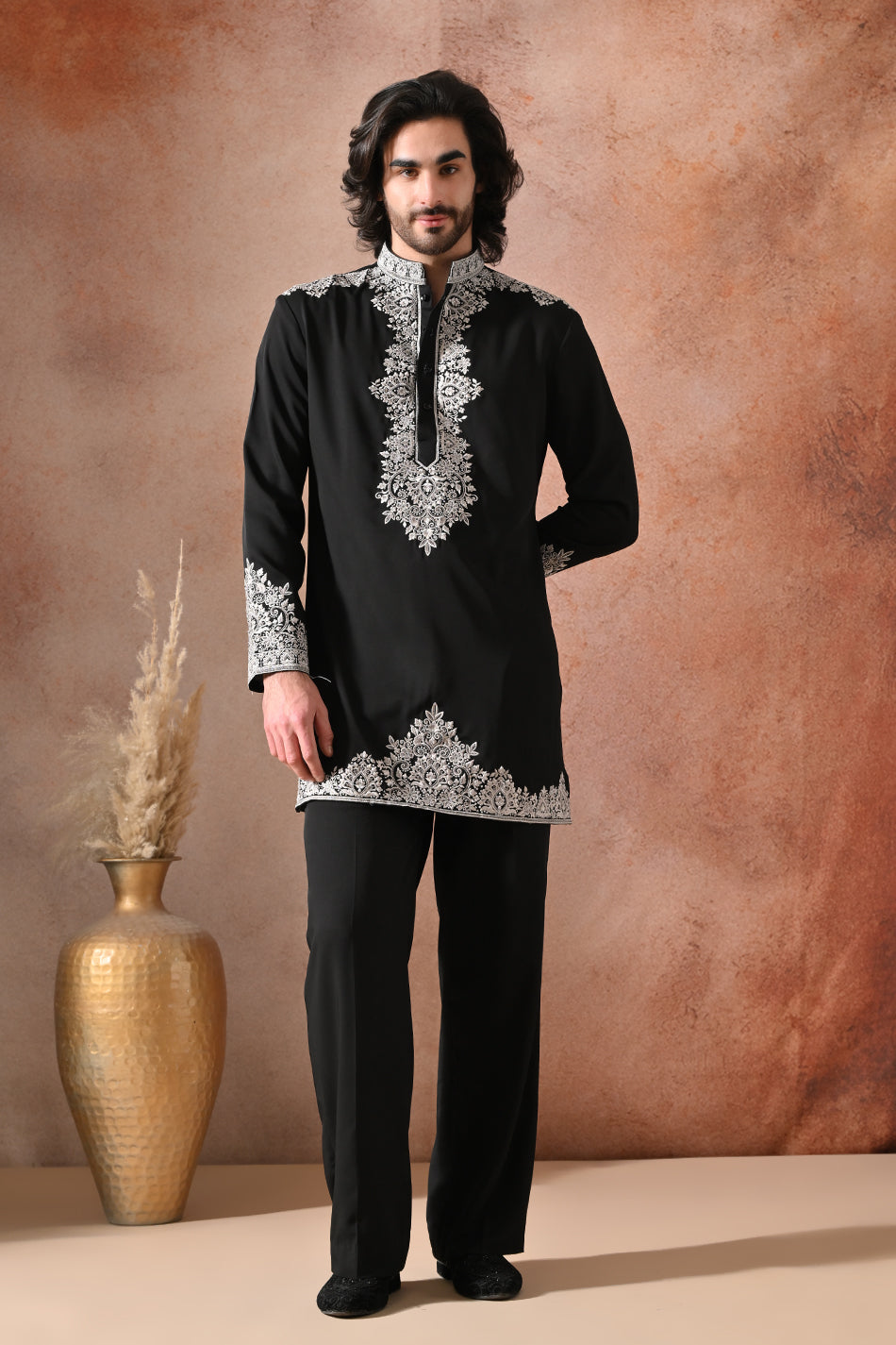 ZAARIN KURTA SET WITH FLOWY TROUSERS