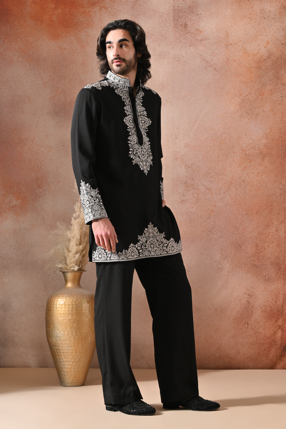 ZAARIN KURTA SET WITH FLOWY TROUSERS