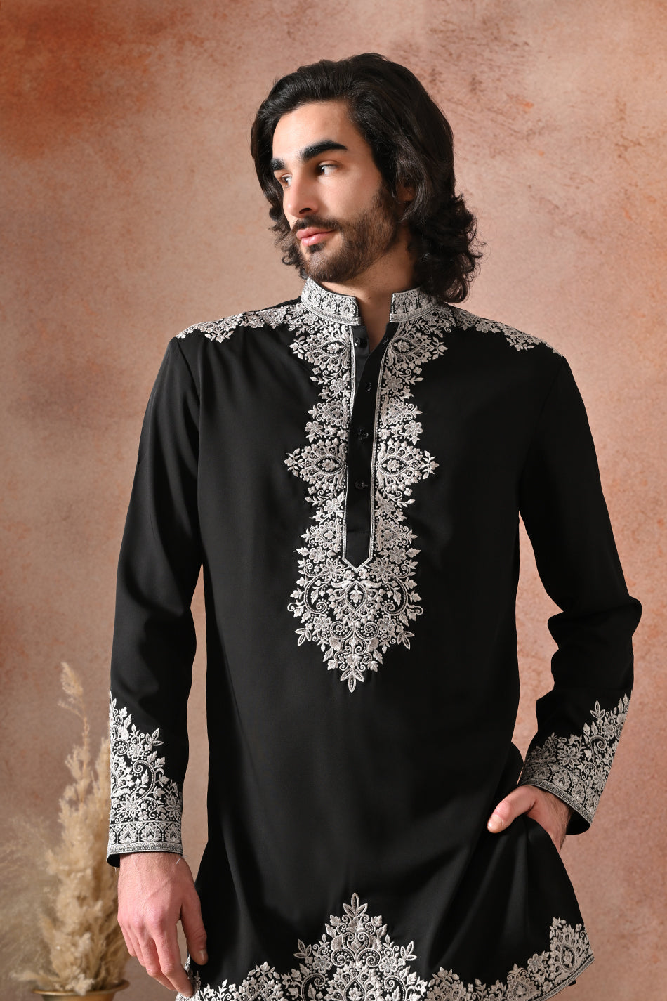 ZAARIN KURTA SET WITH FLOWY TROUSERS