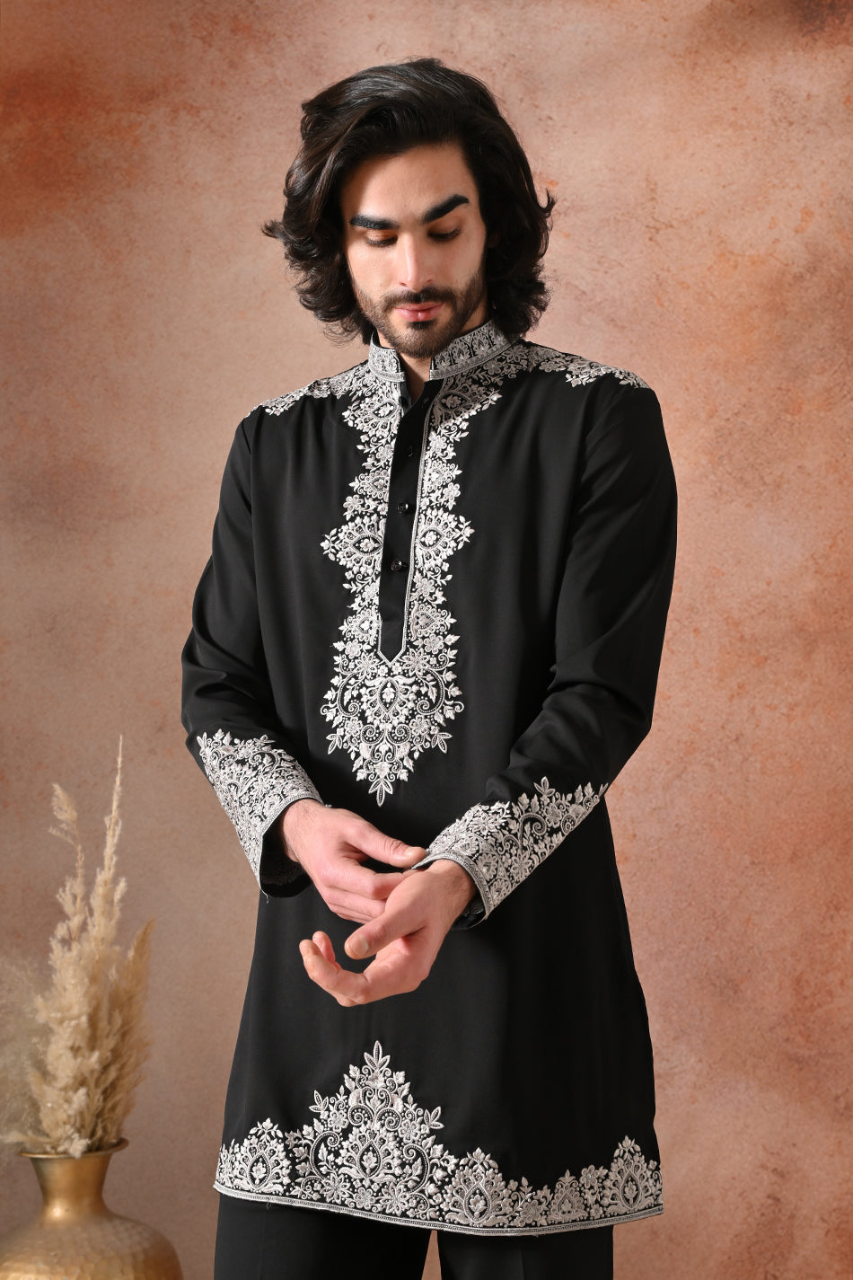 ZAARIN KURTA SET WITH FLOWY TROUSERS