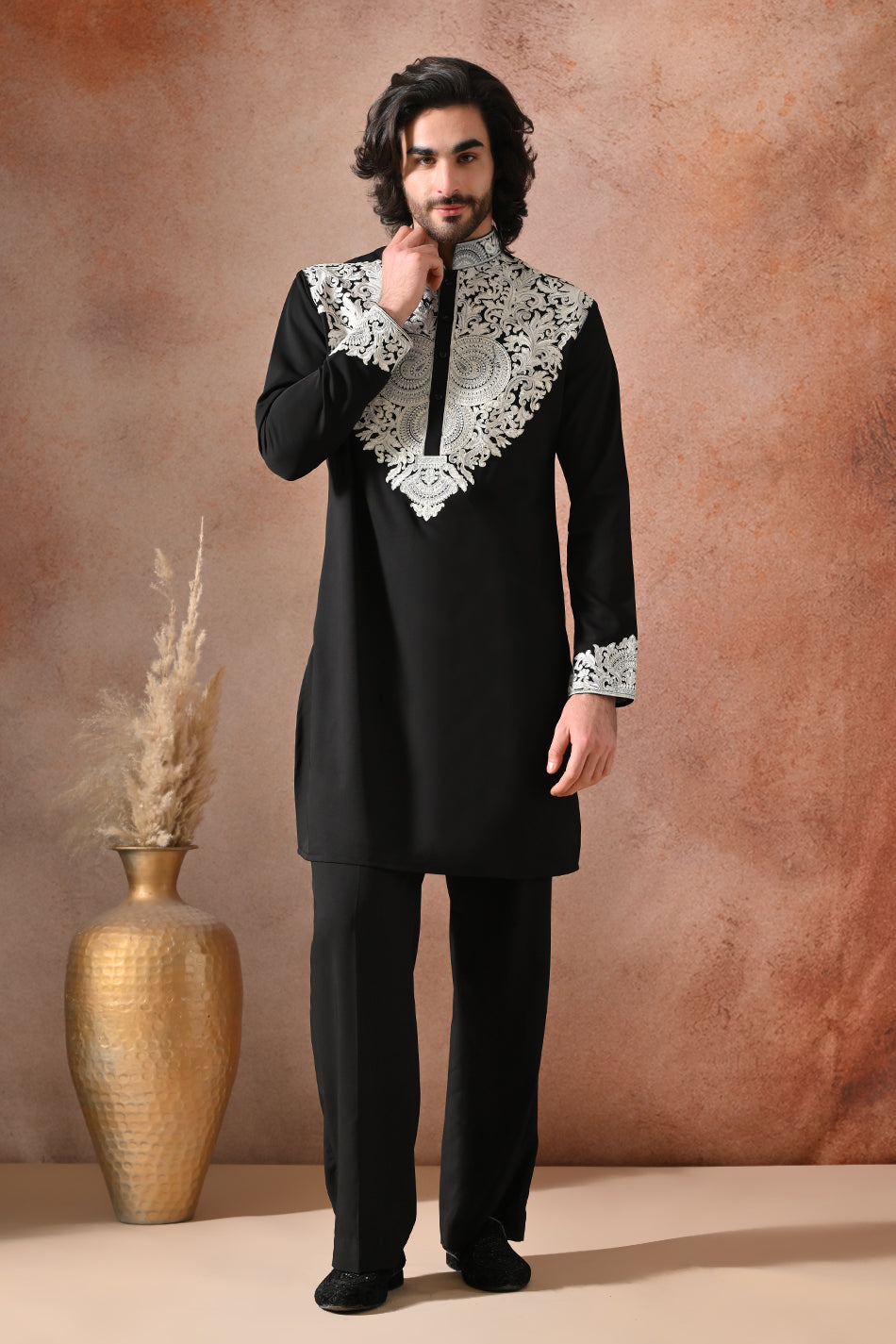 MEHRVAAN KURTA SET WITH FLOWY TROUSERS