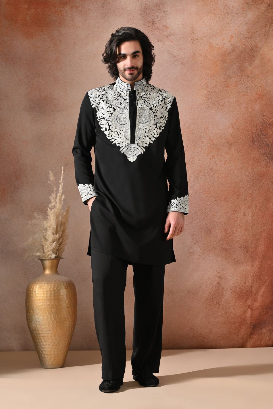 MEHRVAAN KURTA SET WITH FLOWY TROUSERS
