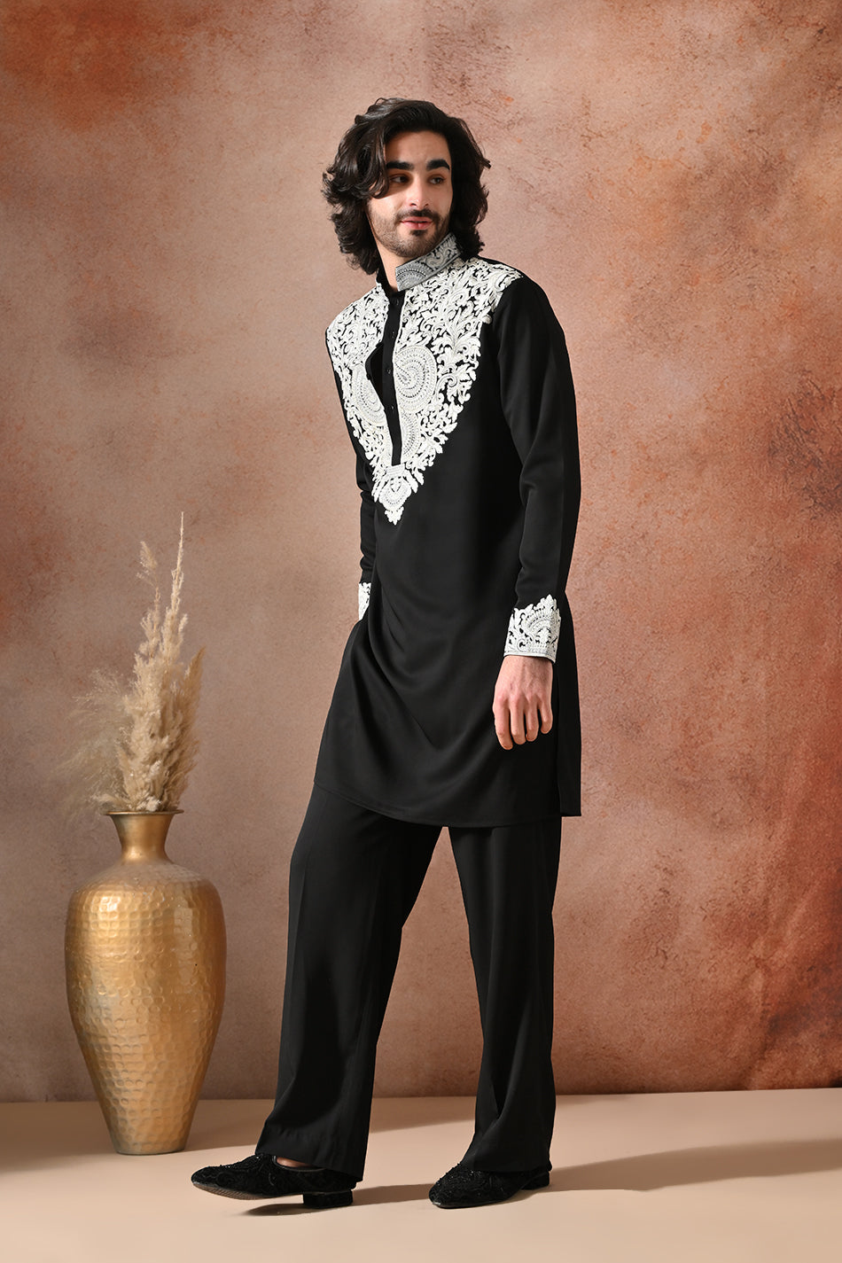 MEHRVAAN KURTA SET WITH FLOWY TROUSERS