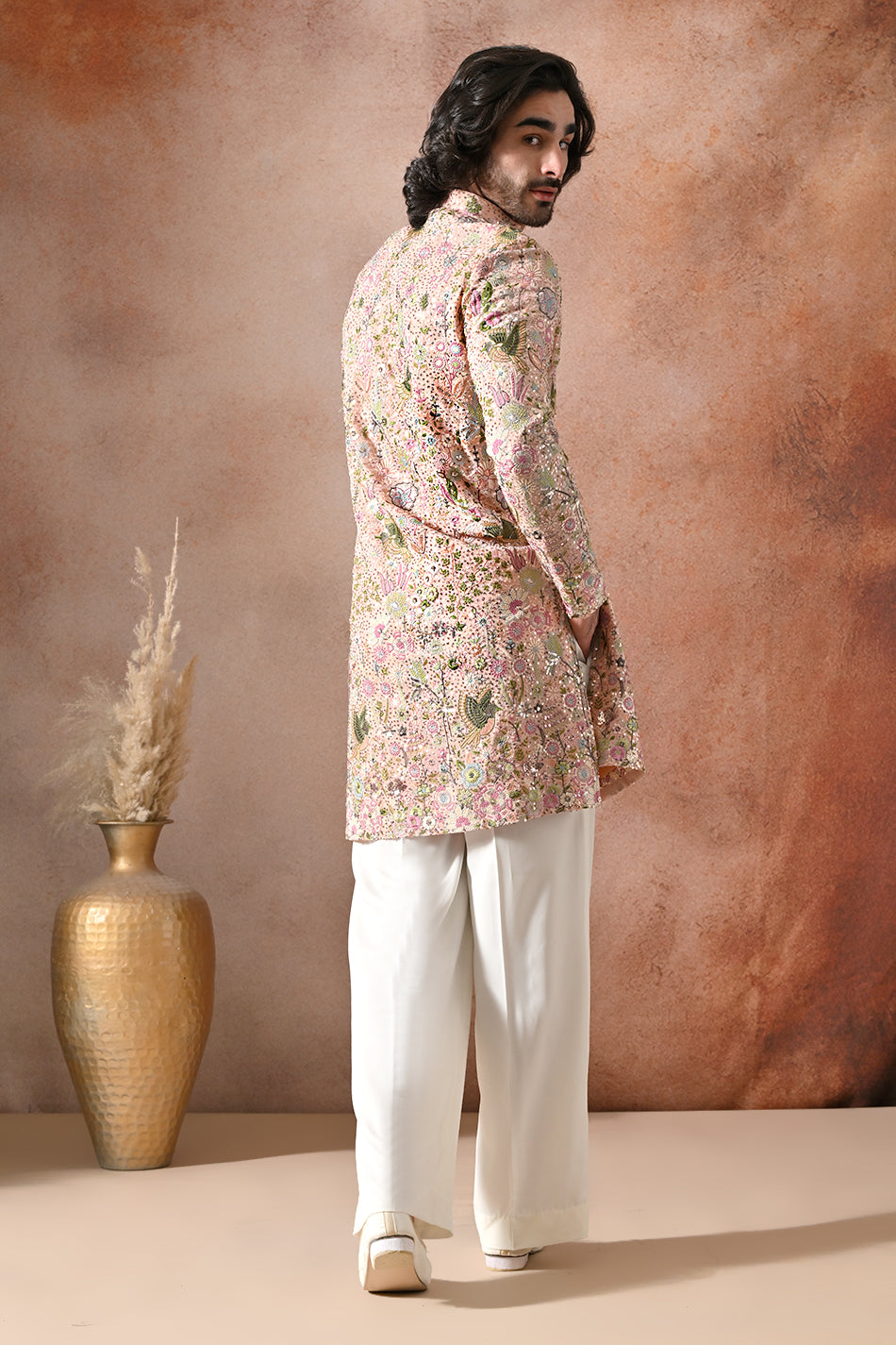GULNAAR KURTA SET WITH FLOWY TROUSERS