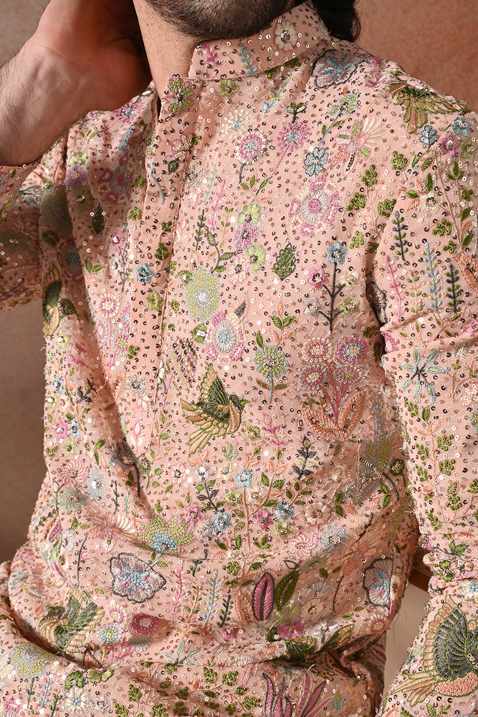 GULNAAR KURTA SET WITH FLOWY TROUSERS