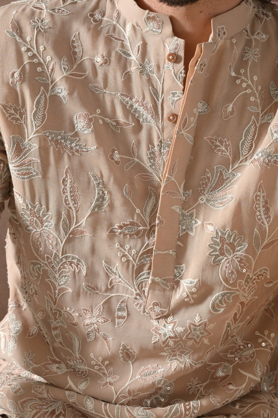 MEHRAAN KURTA SET WITH FLOWY TROUSERS