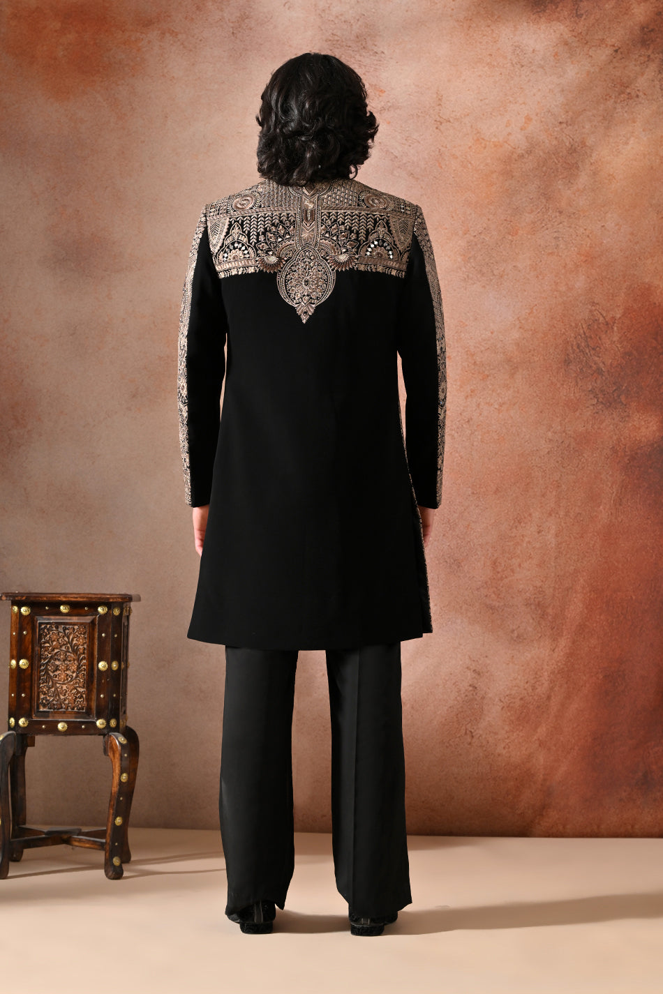 MEHRAAB MIRROR INDOWESTERN WITH TROUSERS