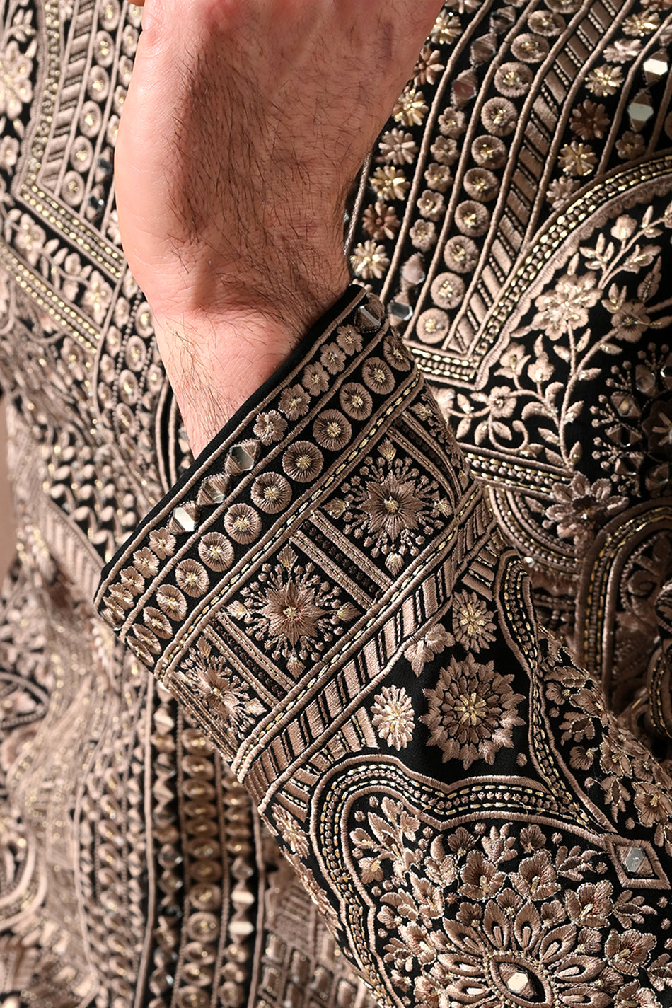 MEHRAAB MIRROR INDOWESTERN WITH TROUSERS