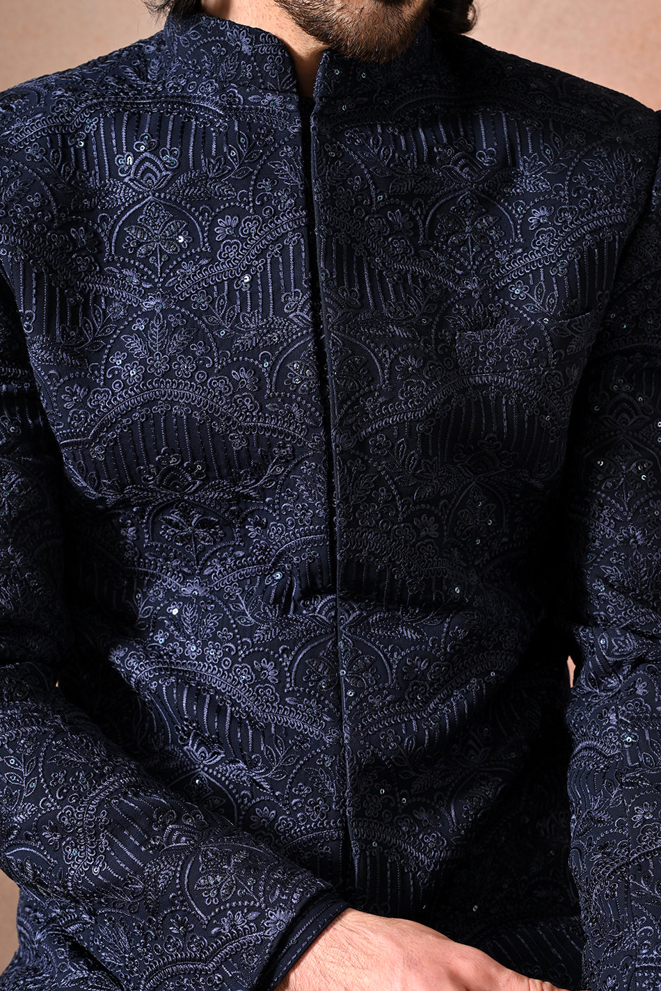 RAYAAN SHRUG SET WITH KURTA & TROUSERS