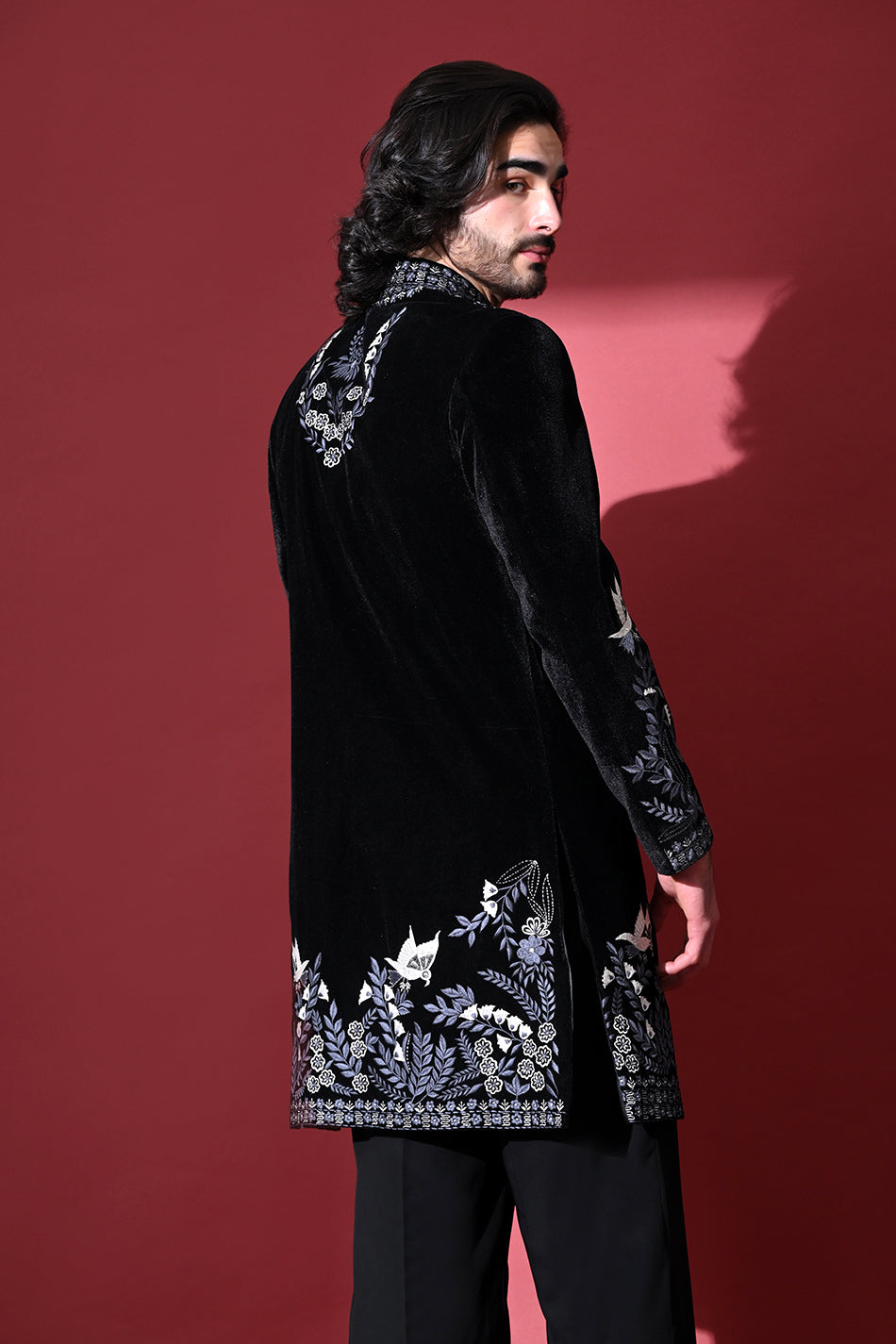 ZAFRAAN NOIR INDOWESTERN WITH TROUSERS