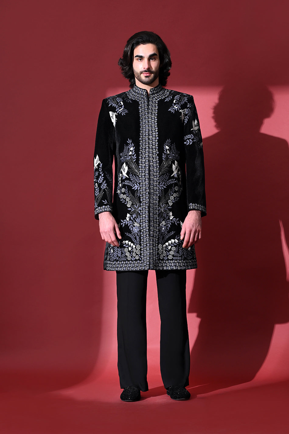 ZAFRAAN NOIR INDOWESTERN WITH TROUSERS