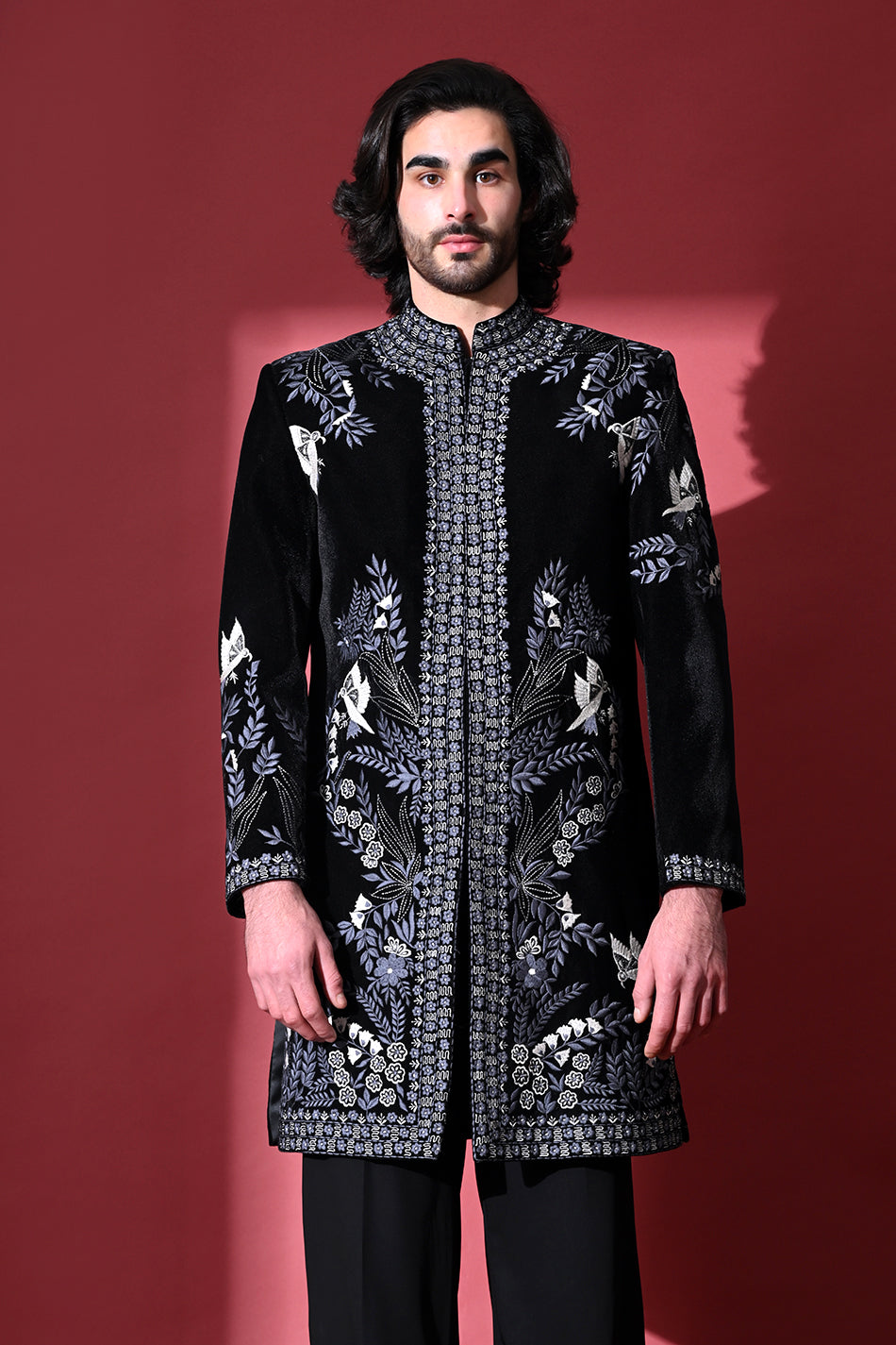 ZAFRAAN NOIR INDOWESTERN WITH TROUSERS