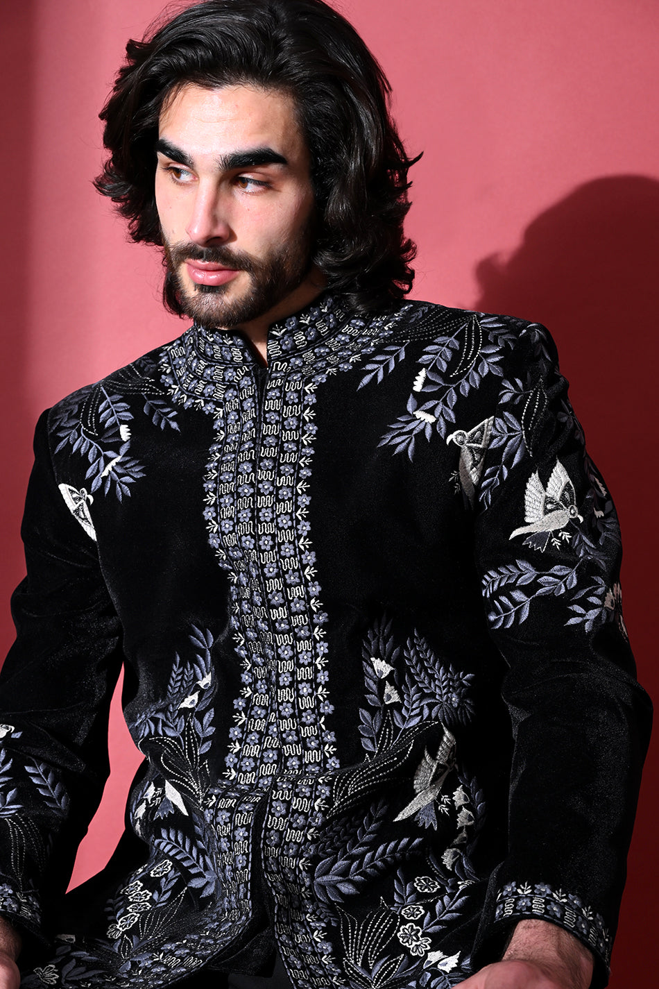 ZAFRAAN NOIR INDOWESTERN WITH TROUSERS