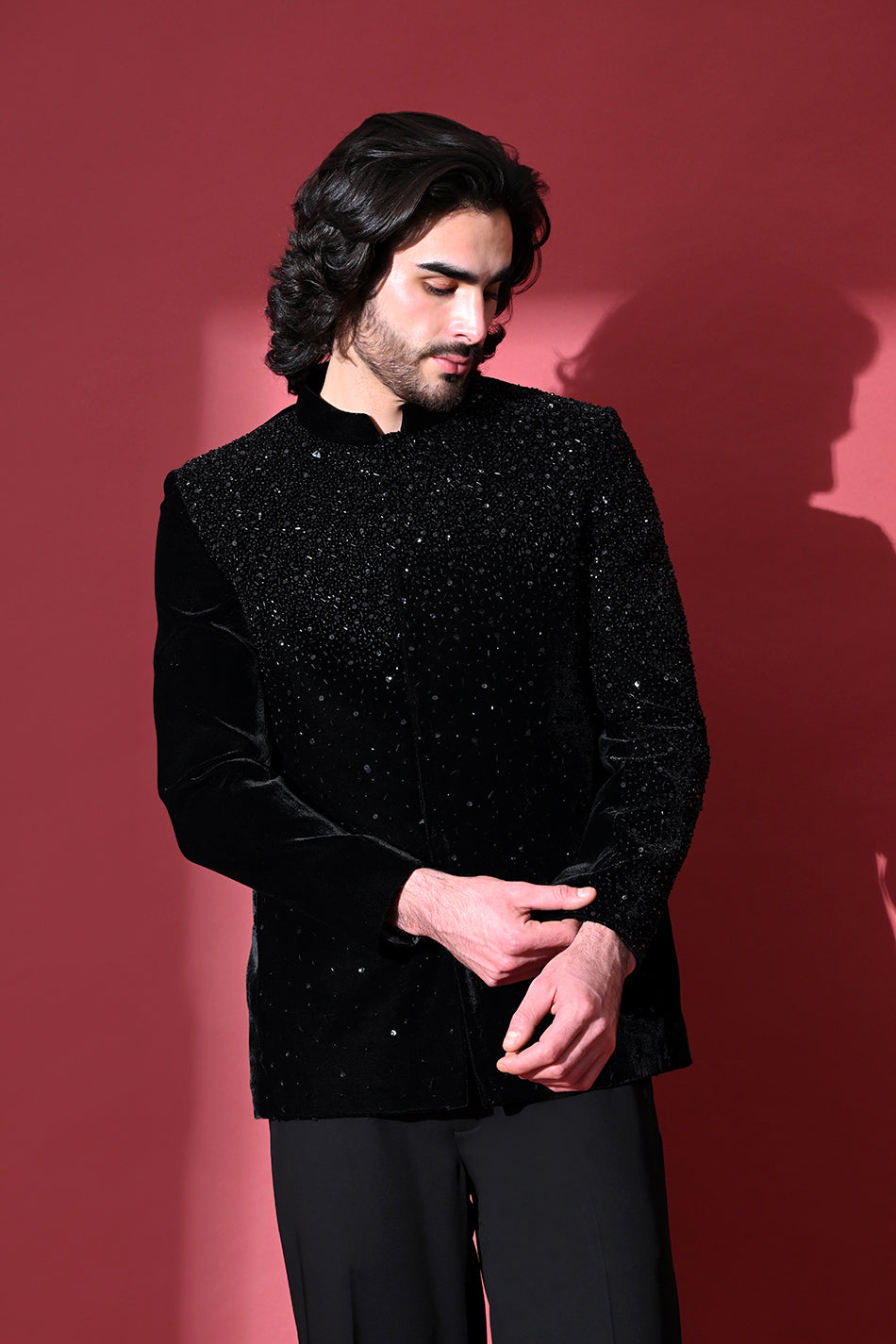 NOIR CONSTELLATION JODHPURI WITH TROUSERS