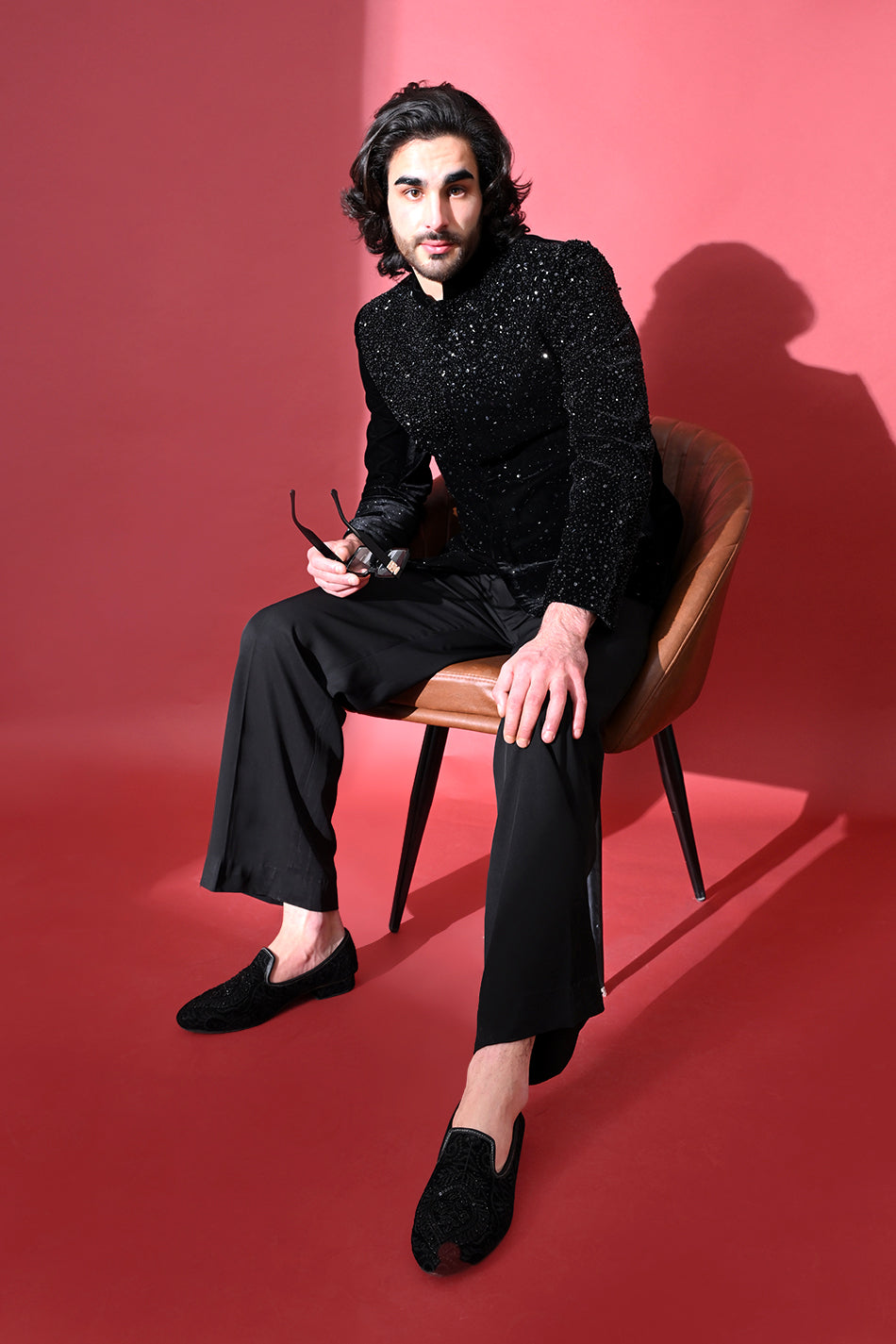 NOIR CONSTELLATION JODHPURI WITH TROUSERS