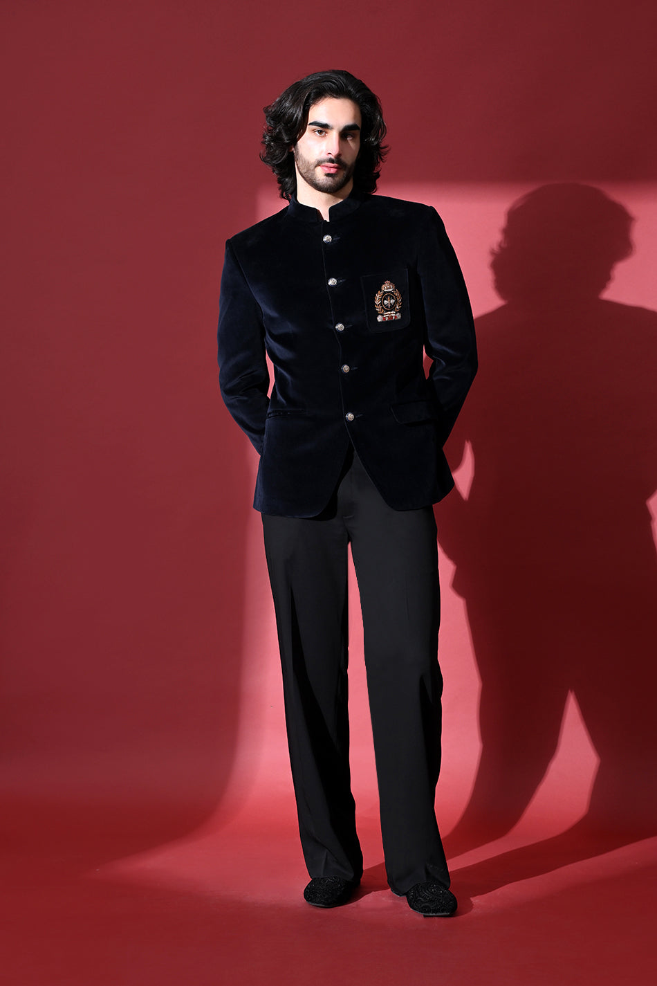 RAEES MIDNIGHT JODHPURI WITH TROUSERS