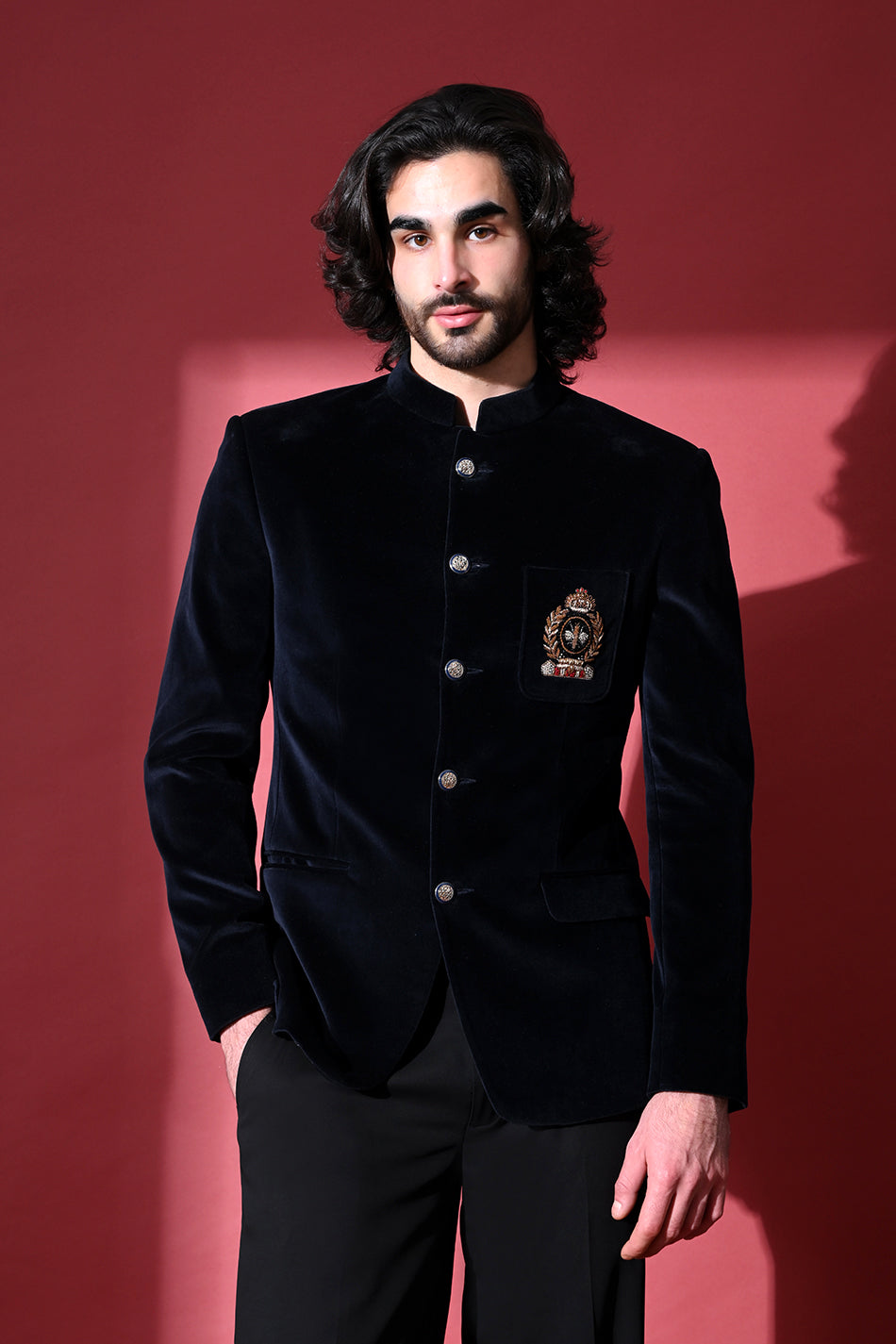 RAEES MIDNIGHT JODHPURI WITH TROUSERS