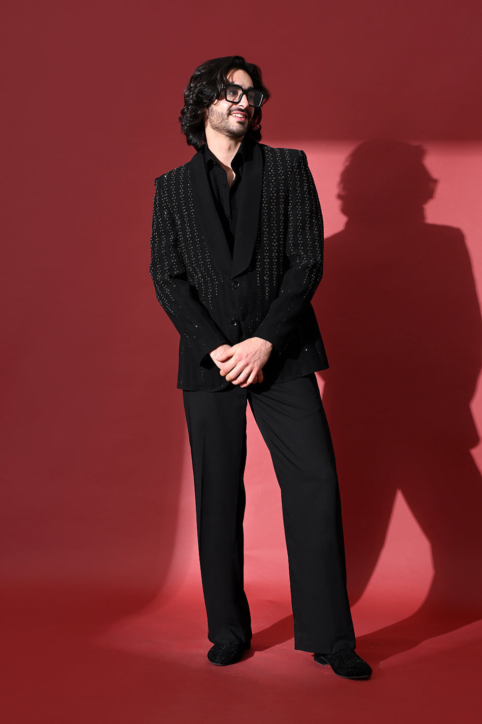 MEOWKI STELLAR TUXEDO BLAZER WITH TROUSERS