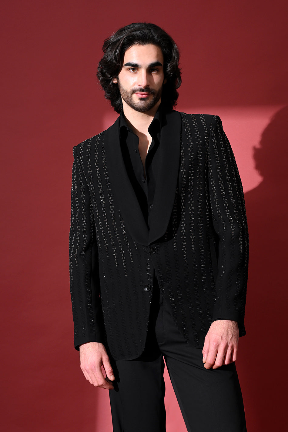 MEOWKI STELLAR TUXEDO BLAZER WITH TROUSERS