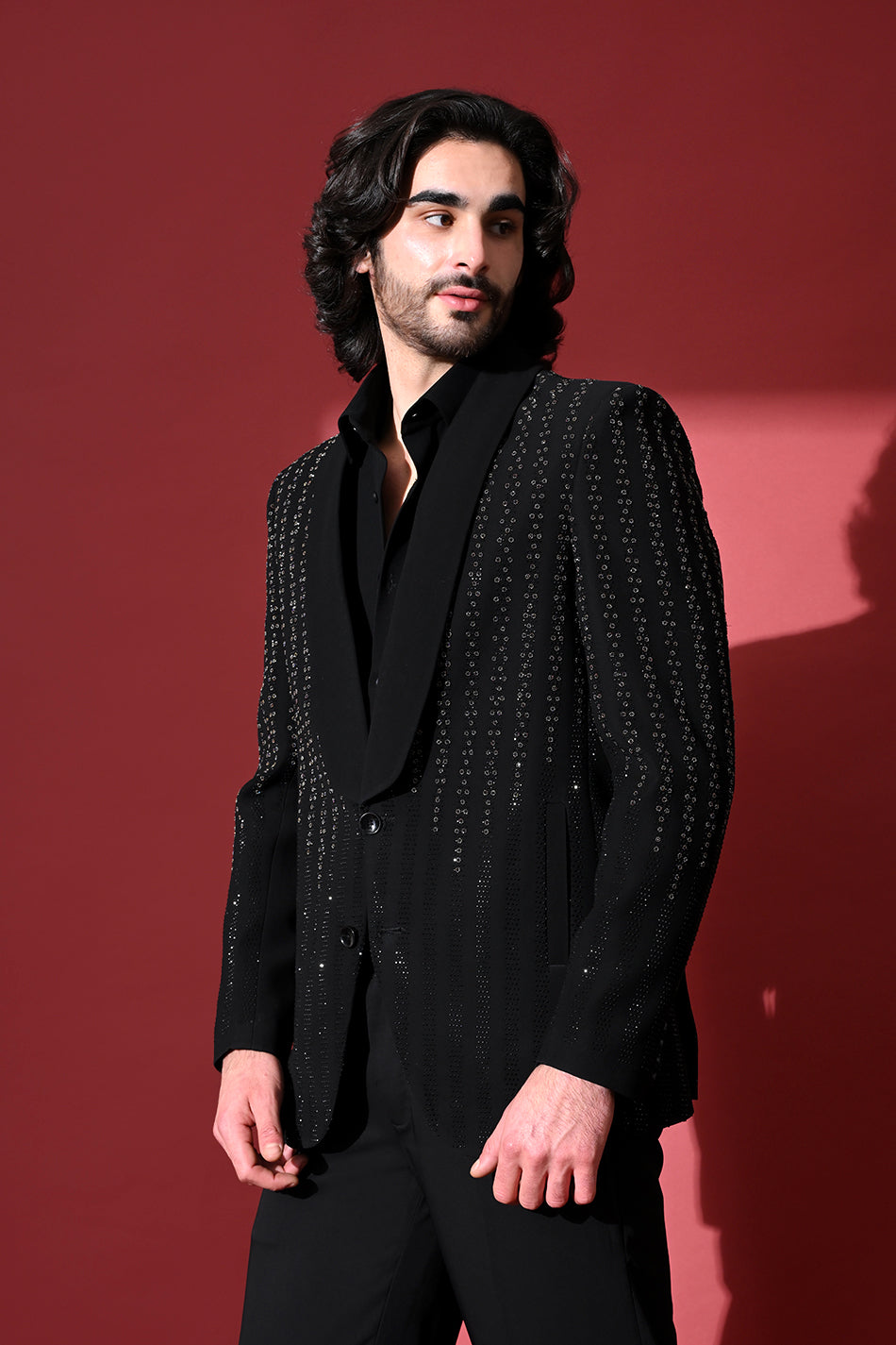 MEOWKI STELLAR TUXEDO BLAZER WITH TROUSERS