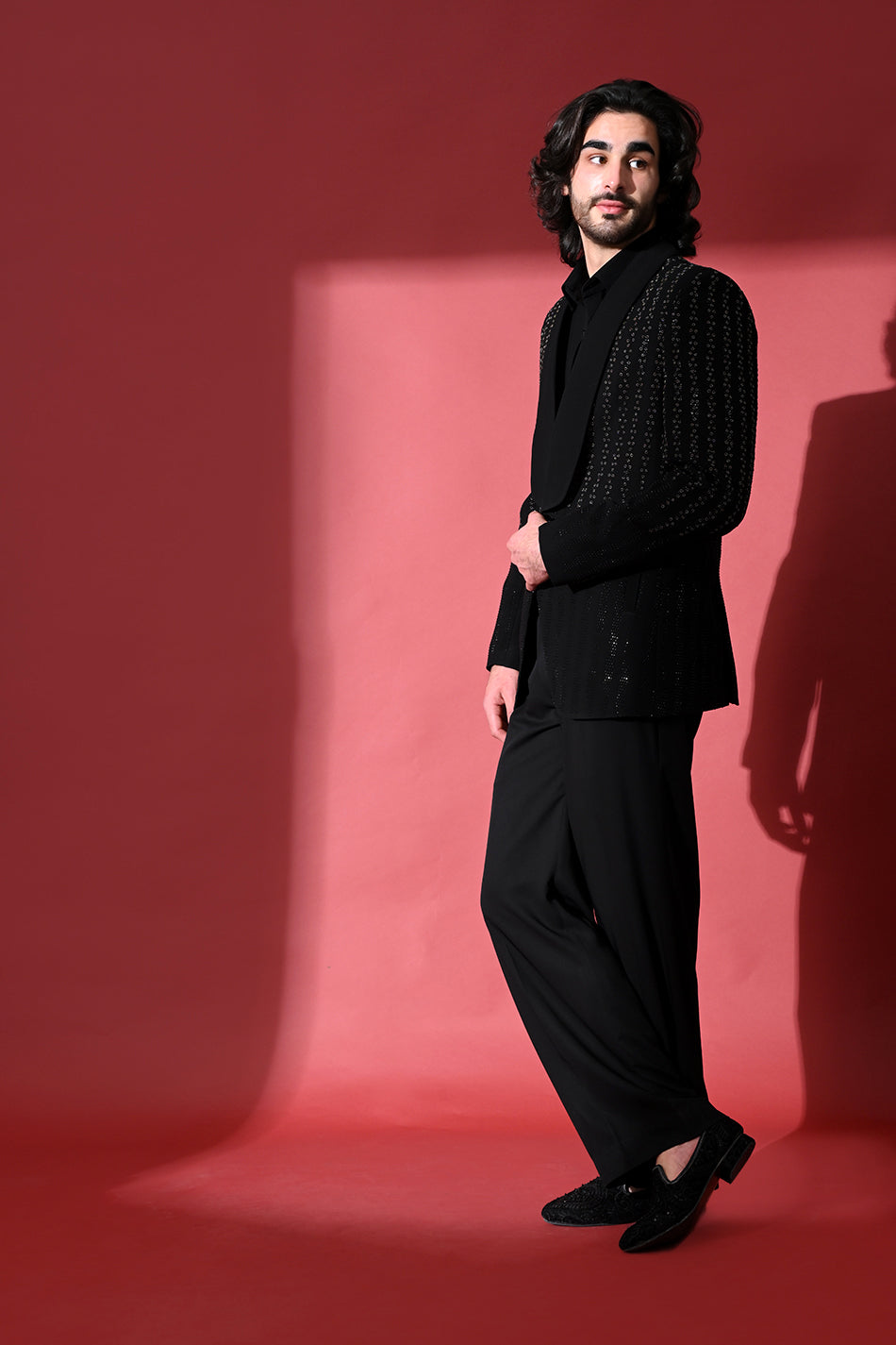 MEOWKI STELLAR TUXEDO BLAZER WITH TROUSERS