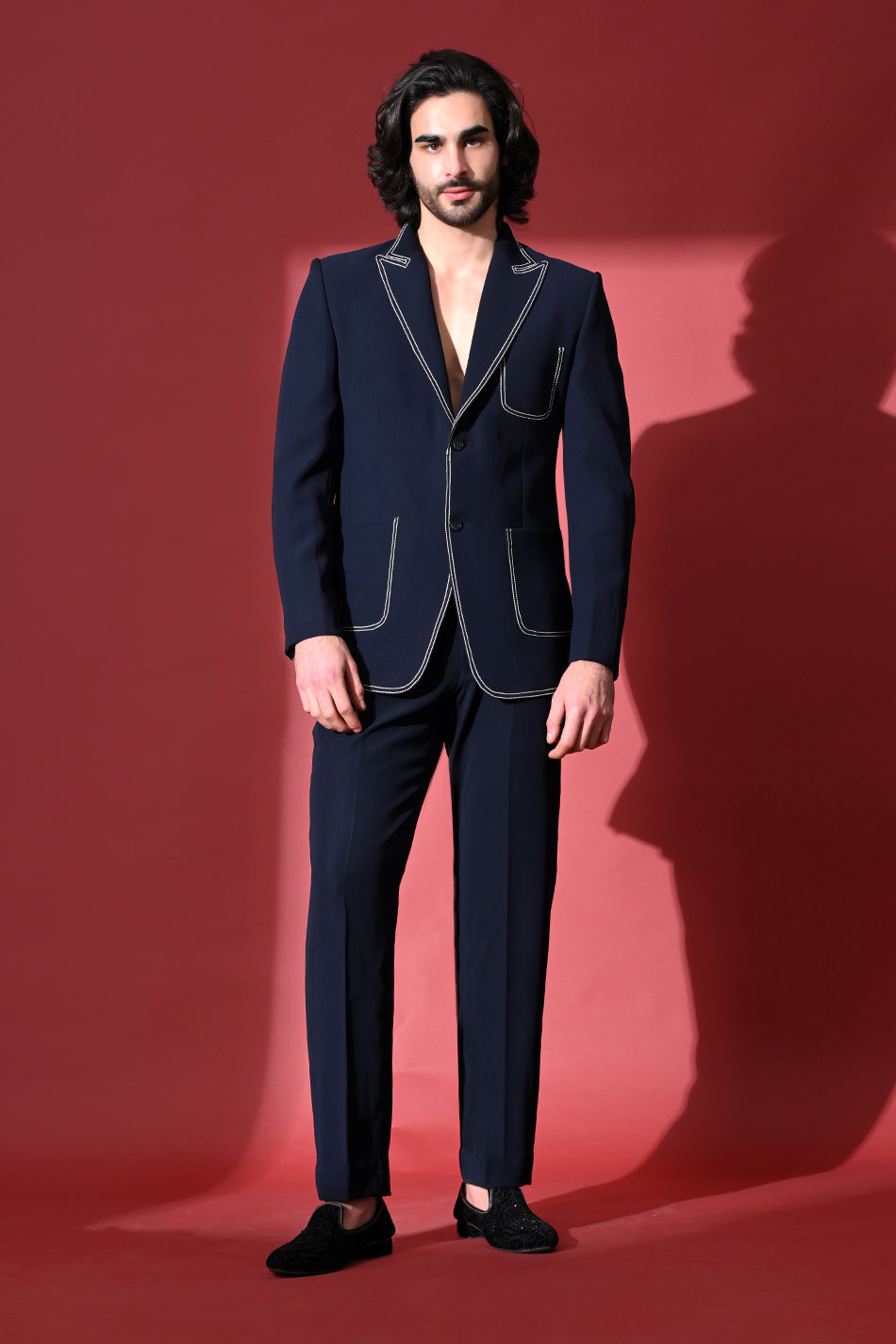MIDNIGHT REBEL BLAZER WITH TROUSER