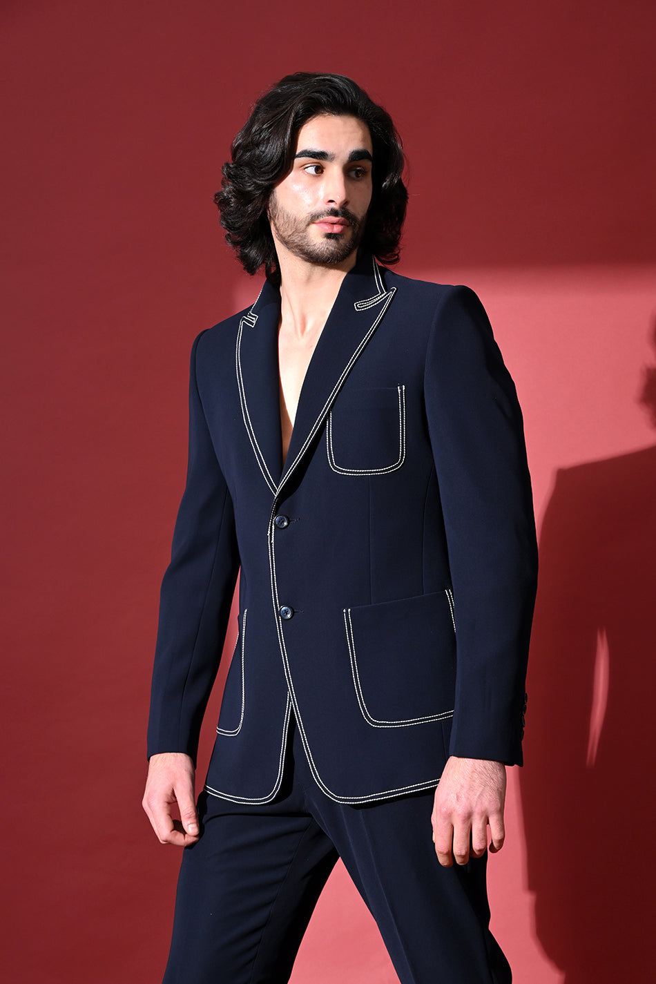 MIDNIGHT REBEL BLAZER WITH TROUSER
