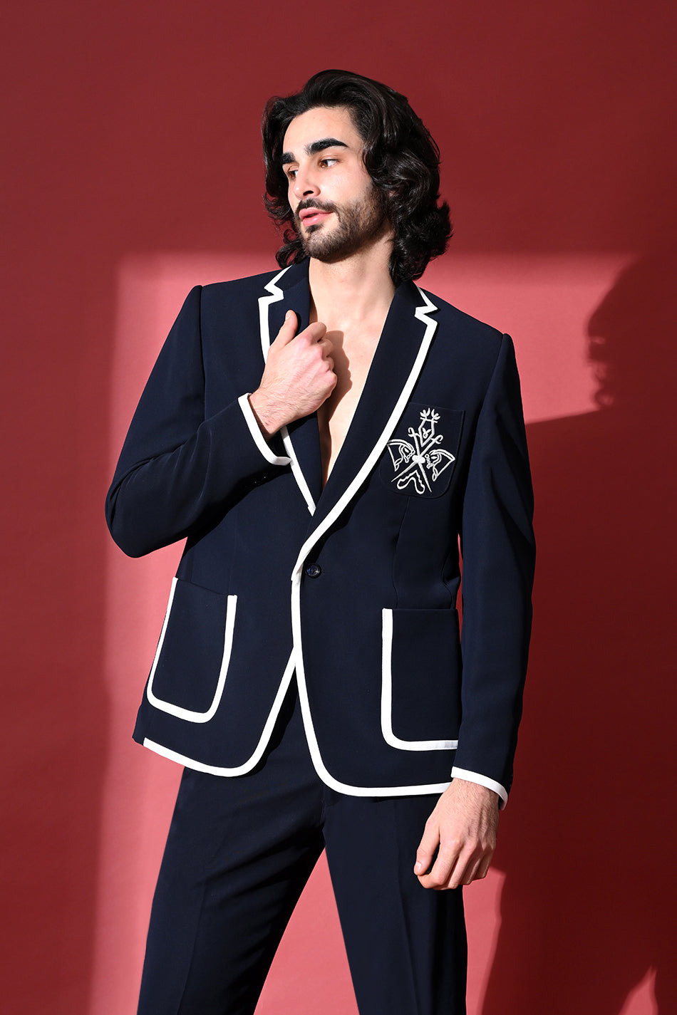 MONARCH CREST BLAZER WITH TROUSERS