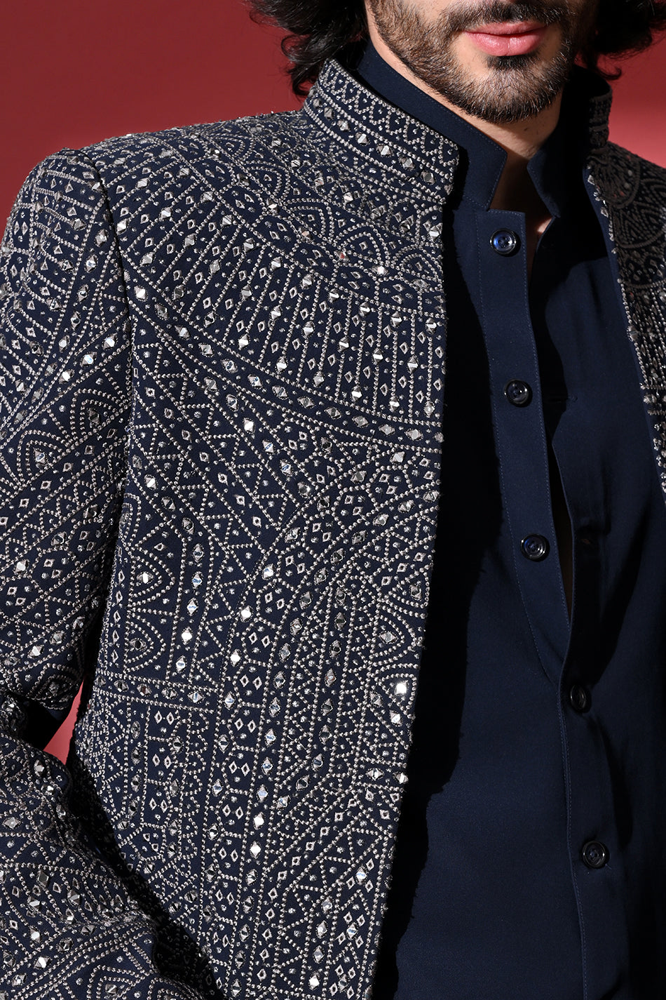 ZAHAAN OPEN JODHPURI WITH TROUSERS