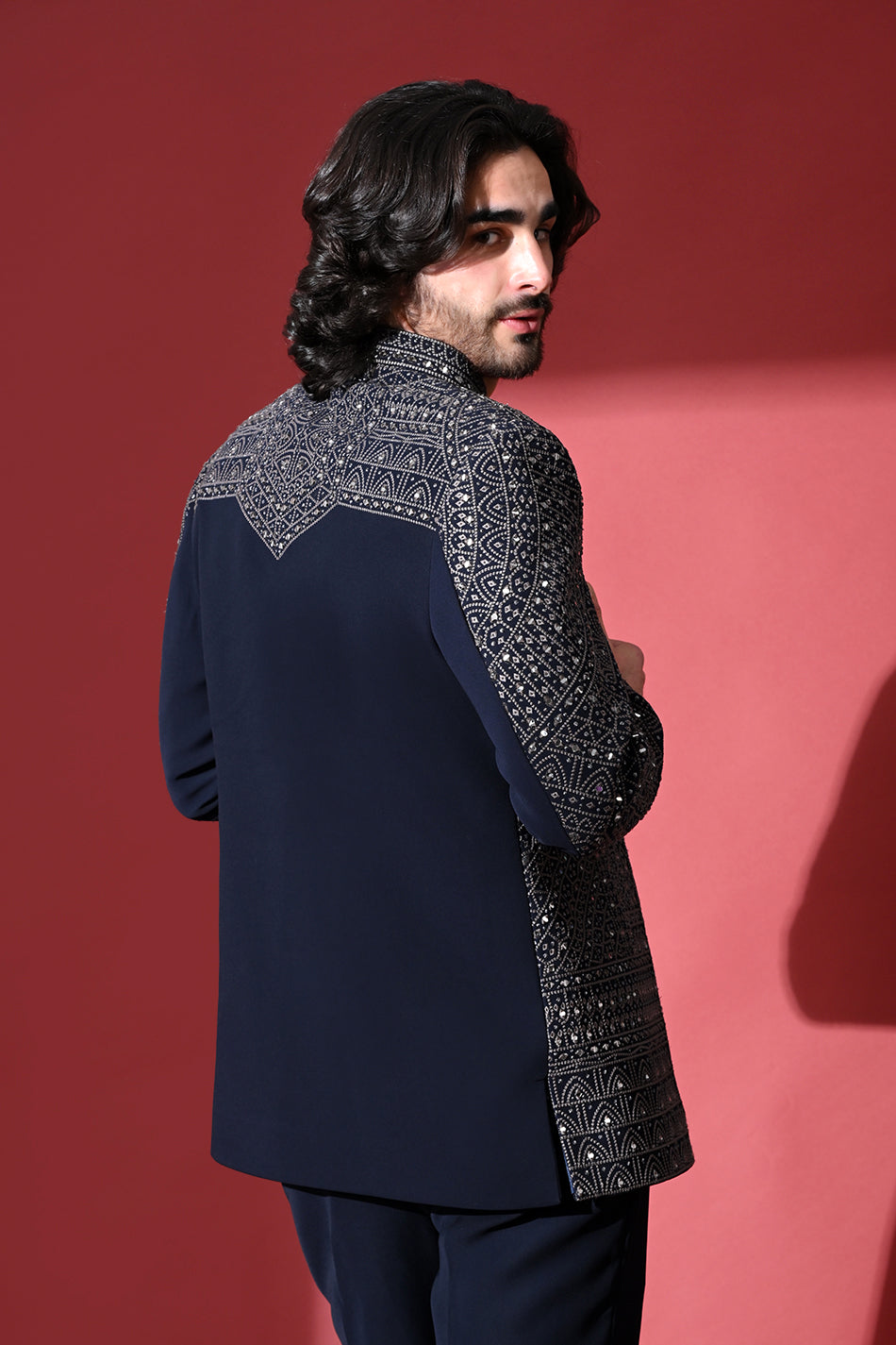 ZAHAAN OPEN JODHPURI WITH TROUSERS