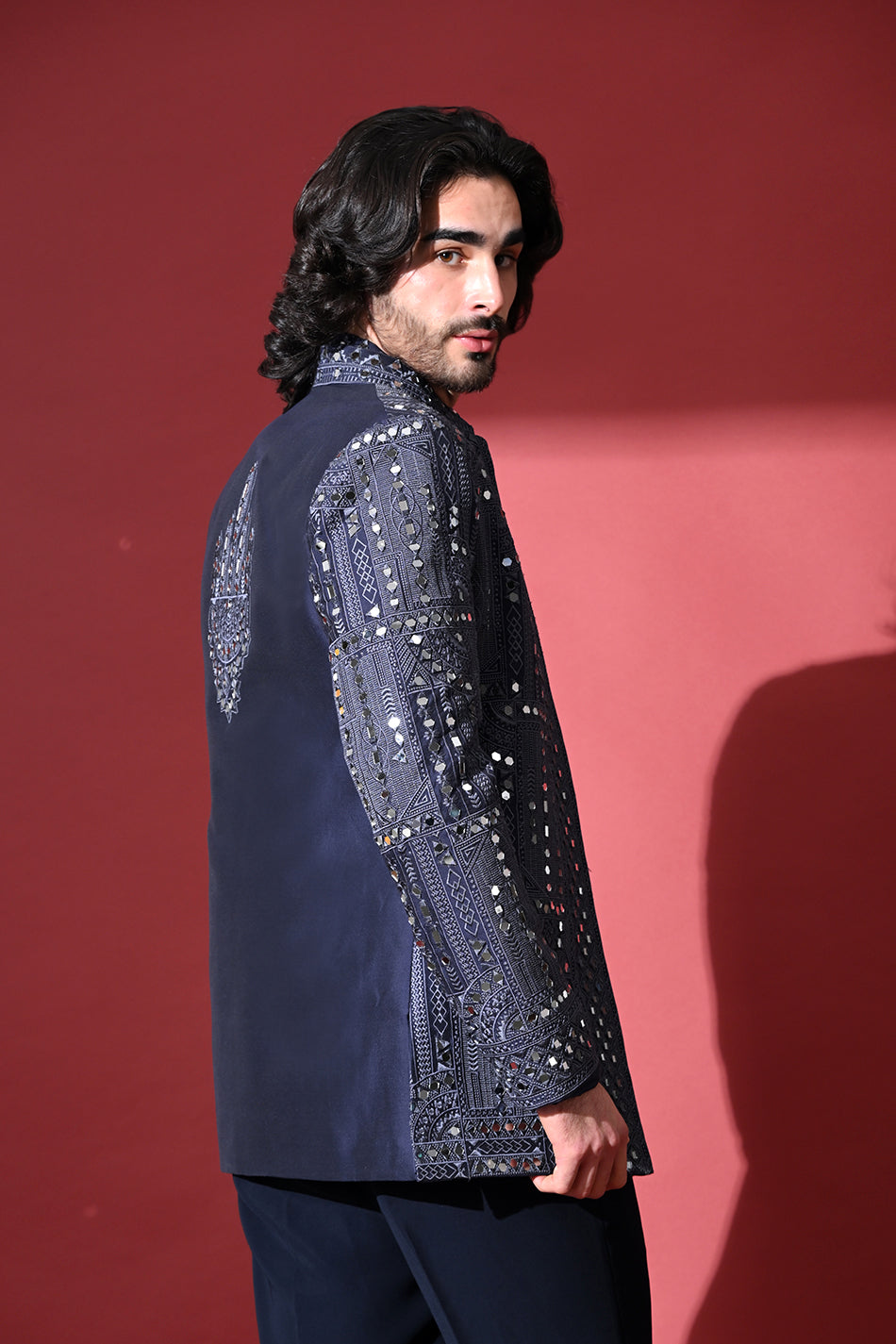 ZORVAN MIRROR JODHPURI WITH TROUSERS